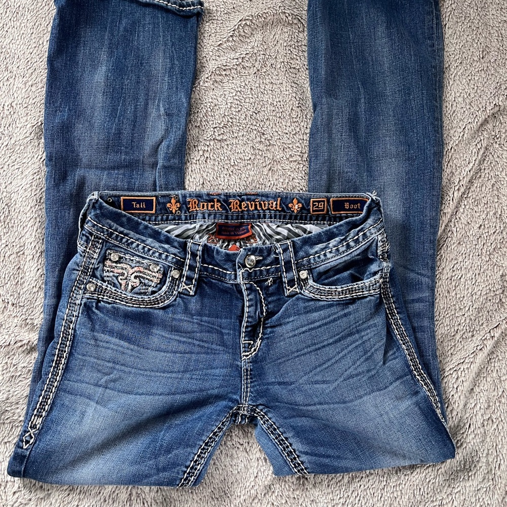 Womens Rock Revival Jeans